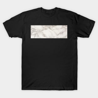 White Marble Texture with Natural pattern T-Shirt